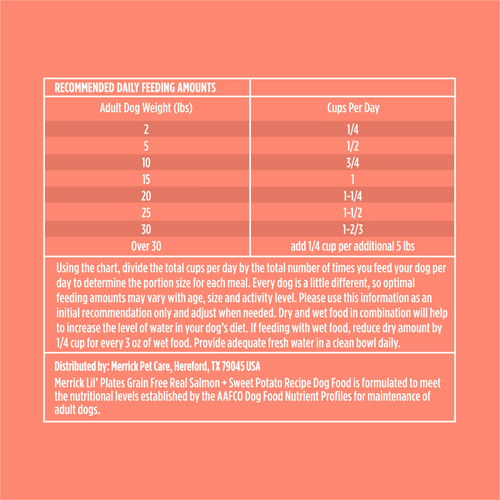 Merrick Lil Plates Small Breed Dog Food Grain Free Real Salmon & Sweet Potato Recipe Small Dog Food