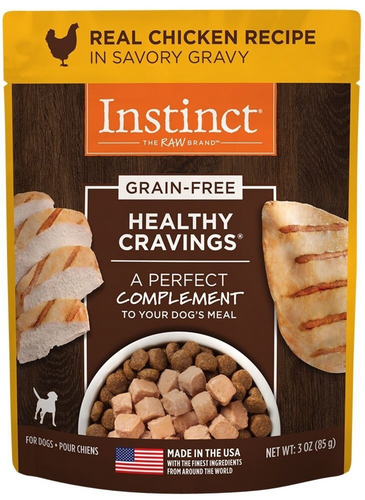 Instinct Healthy Cravings Grain Free Chicken Wet Dog Food Topper