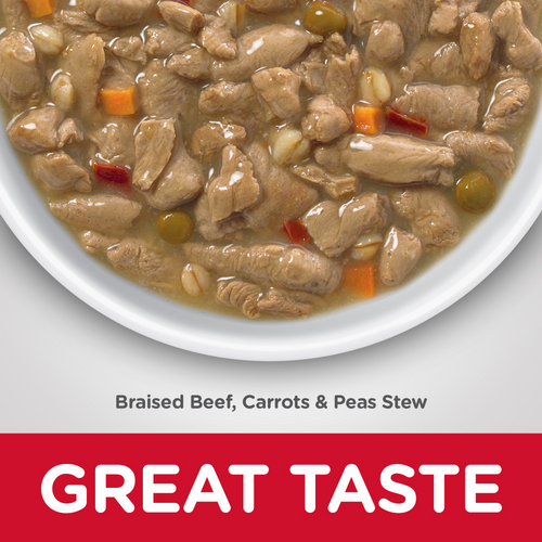 Hill's Science Diet Healthy Cuisine Adult 7+ Braised Beef, Carrots, & Peas Stew Canned Dog Food