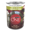 One True Instinct Tender Cuts in Gravy Chicken and Duck Wet Dog Food