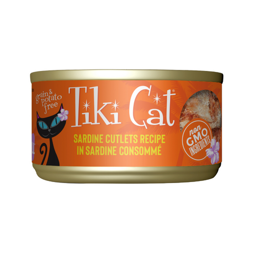 Tiki Cat Grill Grain Free Sardine Cutlets Canned Cat Food