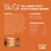 Tiki Cat Grill Grain Free Sardine Cutlets Canned Cat Food