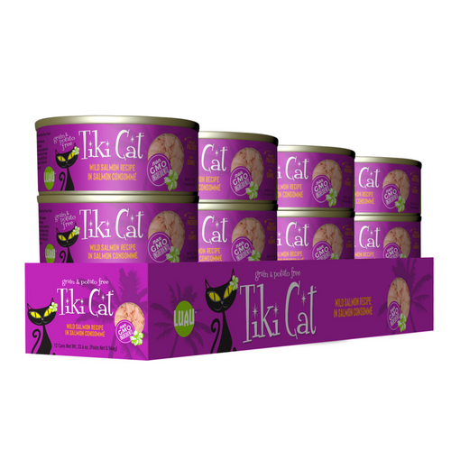 Tiki Cat Luau Grain Free Wild Salmon In Salmon Consomme Canned Cat Food