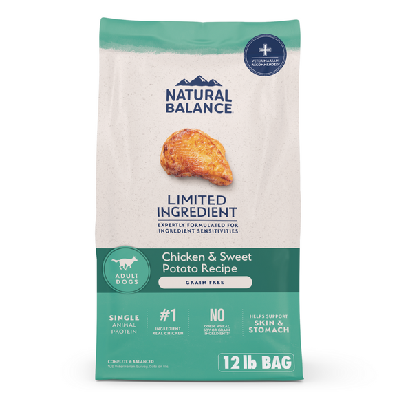 Natural Balance Limited Ingredient Grain Free Chicken & Sweet Potato Recipe Dry Dog Food