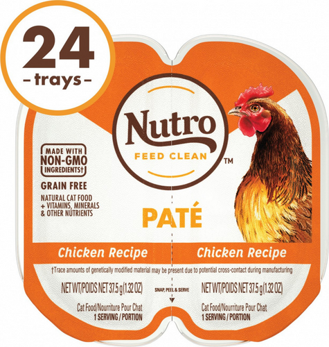 Nutro Perfect Portions Grain-Free Chicken Recipe Cat Food Trays