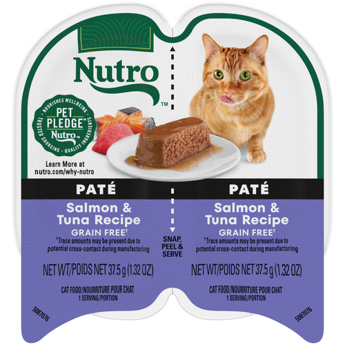 Nutro Perfect Portions Grain-Free Salmon & Tuna Recipe Cat Food Trays