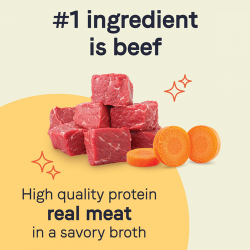 Canidae Pure Petite Wet Dog Food, Small Breed Cup Minced with Beef & Carrots