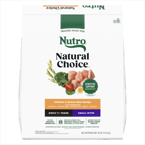 Nutro Wholesome Essentials Small Bites Chicken, Whole Brown Rice and Sweet Potato Dry Dog Food