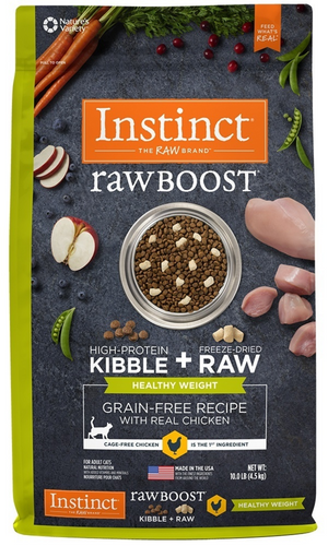 Instinct Raw Boost Grain Free Healthy Weight Chicken Dry Cat Food