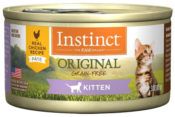 Instinct Kitten Grain Free Chicken Recipe Natural Canned Cat Food