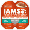 Iams Perfect Portions Healthy Adult Tuna Pate Wet Cat Food Tray