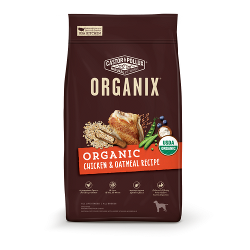 Castor and Pollux Organix Organic Chicken and Oatmeal Dry Dog Food