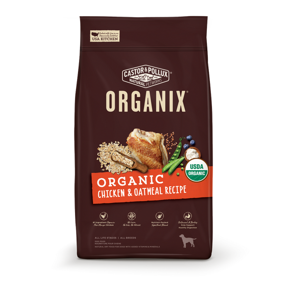 Castor and Pollux Organix Organic Chicken and Oatmeal Dry Dog Food