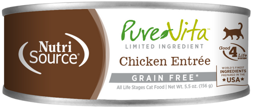 PureVita Grain Free 96% Real Chicken Entree Canned Cat Food