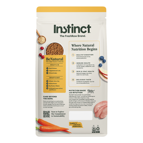 Instinct Be Natural Chicken and Brown Rice Dry Dog Food
