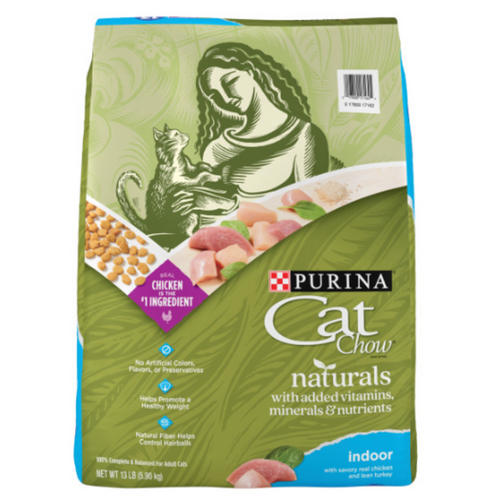 Cat Chow Naturals Indoor Plus Vitamins & Minerals Dry Cat Food