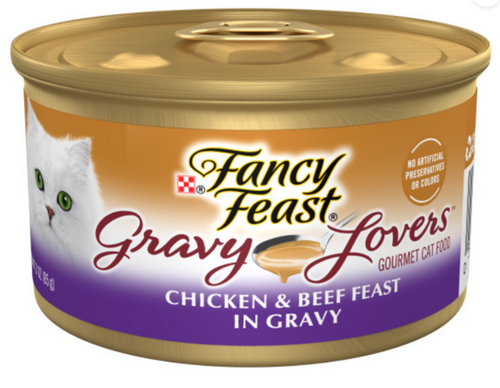 Fancy Feast Gravy Lovers Chicken and Beef Wet Cat Food