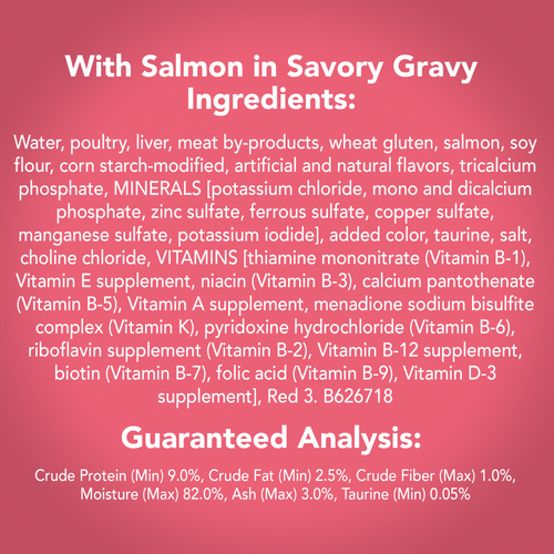 Friskies Extra Gravy Chunky Salmon Wet Cat Food