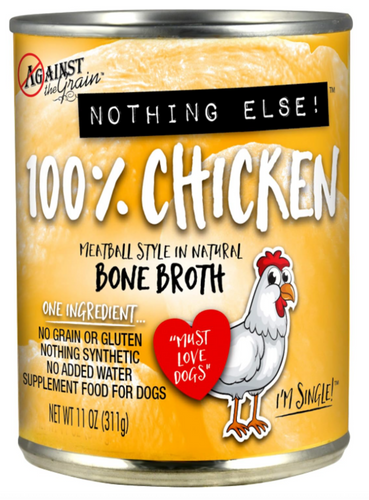 Against the Grain Nothing Else Grain Free One Ingredient 100% Chicken Canned Dog Food