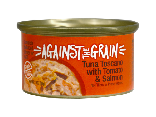 Against the Grain Farmers Market Grain Free Tuna Toscano With Salmon & Tomato Canned Cat Food