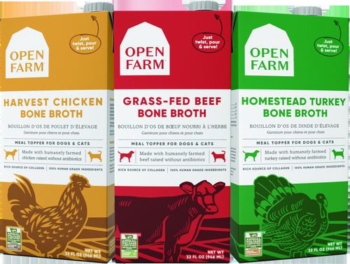 Open Farm Homestead Turkey Bone Broth for Dogs & Cats