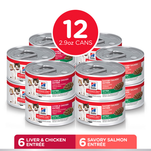 Hill's Science Diet Variety Pack Kitten Canned Cat Food