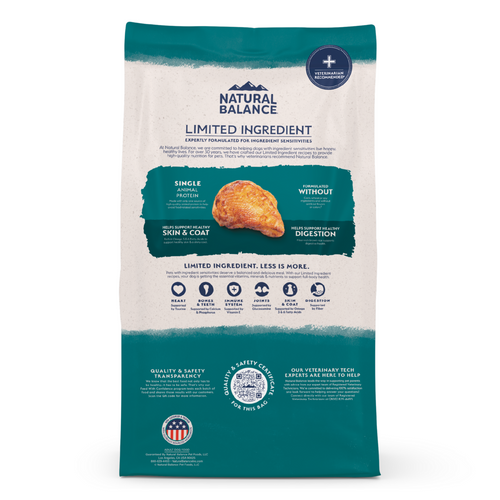 Natural Balance Limited Ingredient Chicken & Brown Rice Recipe Dry Dog Food