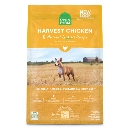Open Farm Harvest Chicken and Ancient Grains Dry Dog Food