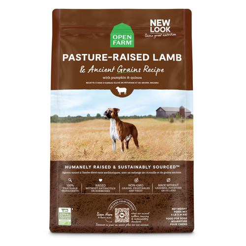 Open Farm Pasture Raised Lamb and Ancient Grains Dry Dog Food