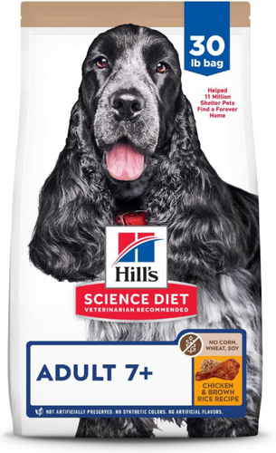 Hill's Science Diet Adult 7+ No Corn, Wheat, or Soy Chicken Senior Dry Dog Food