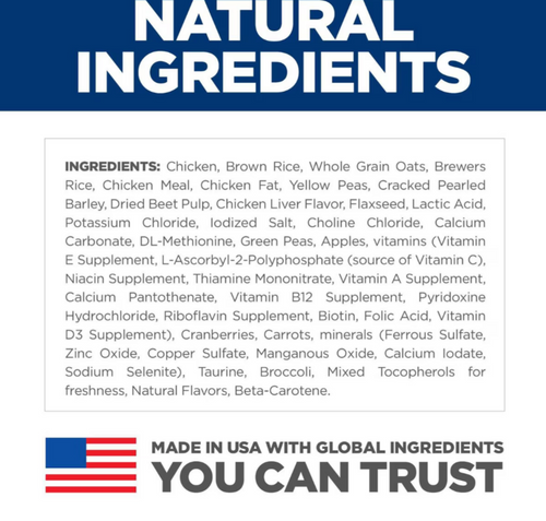 Hill's Science Diet Adult 7+ No Corn, Wheat, or Soy Chicken Senior Dry Dog Food