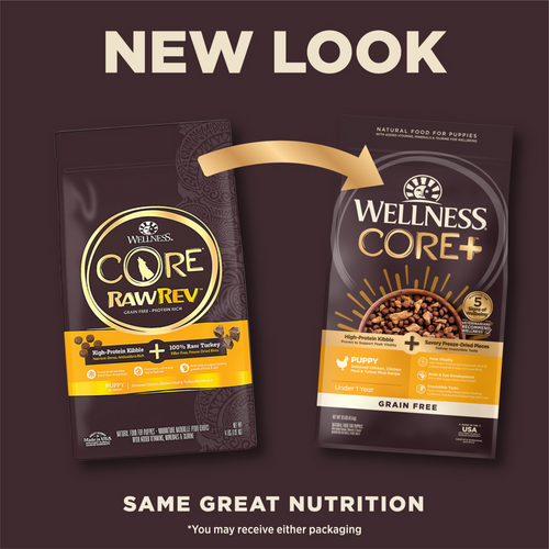 Wellness CORE RawRev Wholesome Grains Puppy Recipe Dry Dog Food