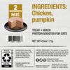 PureBites 100% Pure Chicken & Pumpkin Pate Cat Treat