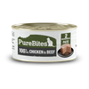 PureBites 100% Pure Chicken & Beef Pate Cat Treat