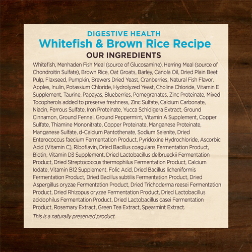 Wellness Core Digestive Health Whitefish Recipe Dry Dog Food