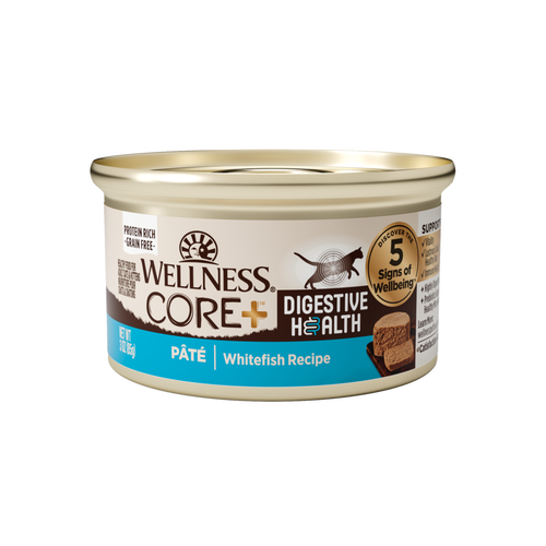 Wellness Core Digestive Health Whitefish Pate Recipe Canned Cat Food