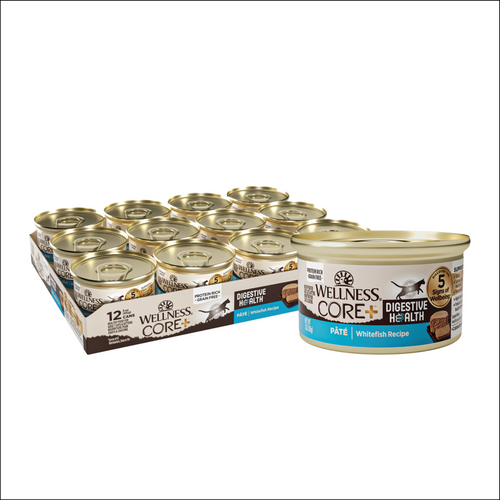 Wellness Core Digestive Health Whitefish Pate Recipe Canned Cat Food