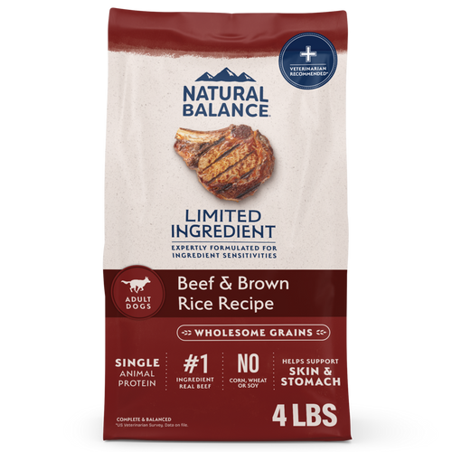 Natural Balance Limited Ingredient Dry Dog Food, Beef & Brown Rice Recipe