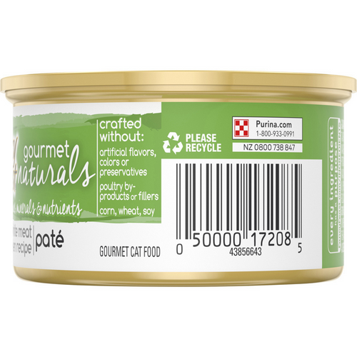 Fancy Feast Gourmet Naturals Grain-Free Pate White Meat Chicken Recipe Adult Wet Cat Food