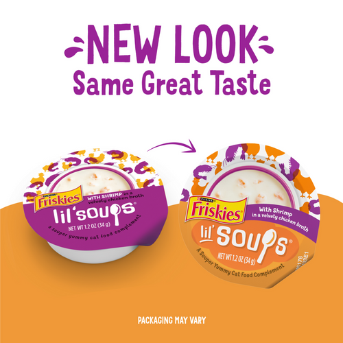 Friskies Lil' Soups Grain Free Shrimp in Chicken Broth Wet Cat Food