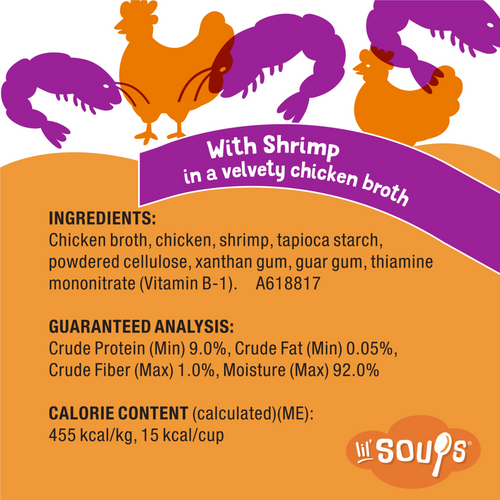 Friskies Lil' Soups Grain Free Shrimp in Chicken Broth Wet Cat Food