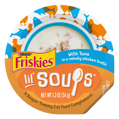 Friskies Lil' Soups Grain Free Tuna in Chicken Broth Wet Cat Food