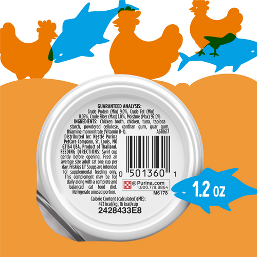 Friskies Lil' Soups Grain Free Tuna in Chicken Broth Wet Cat Food