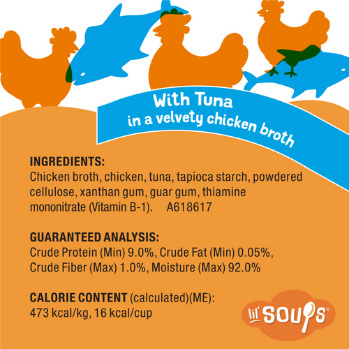 Friskies Lil' Soups Grain Free Tuna in Chicken Broth Wet Cat Food