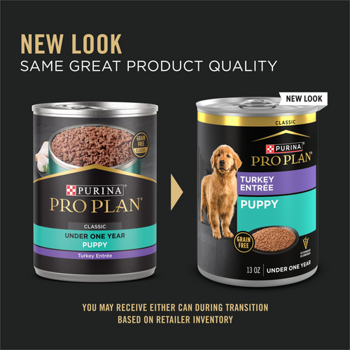 Purina Pro Plan Grain-Free Classic Turkey Entree Wet Puppy Food