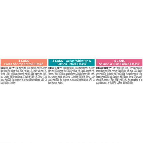 ProPlan Grain Free Prime + Seafood Favorites Variety Pack Senior 7+ Wet Cat Food