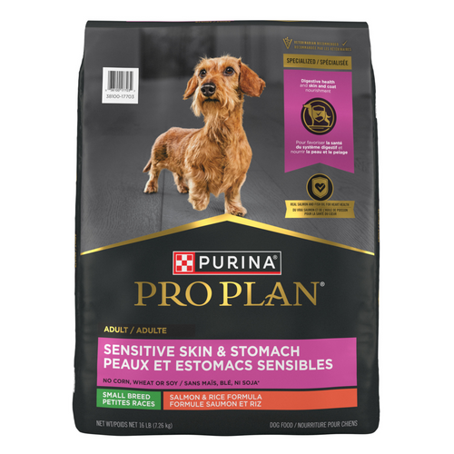 Purina Pro Plan Sensitive Skin & Stomach Salmon and Rice Small Breed Dry Dog Food