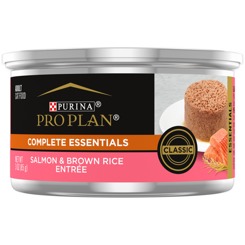 ProPlan Complete Essentials Pate Salmon and Brown Rice Wet Cat Food