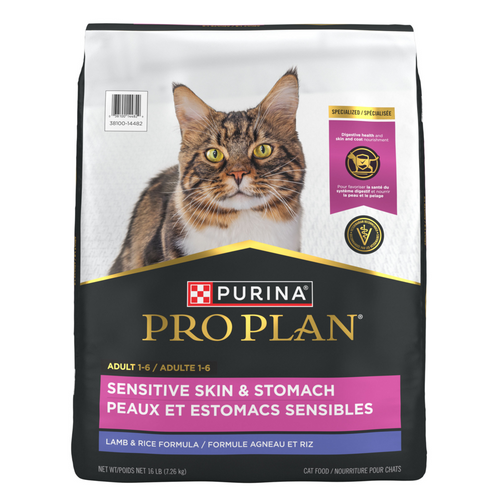 Purina Pro Plan Sensitive Skin & Stomach Turkey and Oatmeal Dry Cat Food