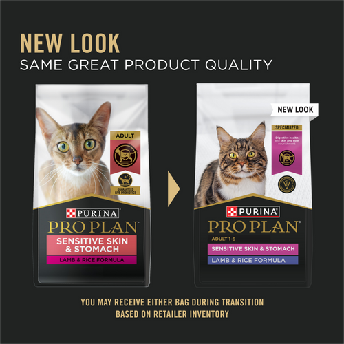ProPlan Sensitive Skin & Stomach Turkey and Oatmeal Dry Cat Food
